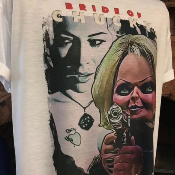 Bride of Chucky T Shirt , Horror Movie Shirt - Picture 1 of 1